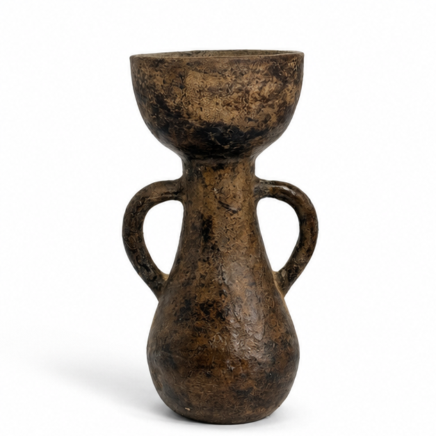 Rustic Double-Handle Vase